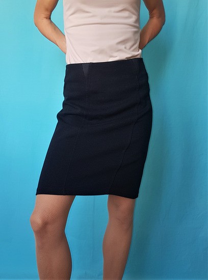 Elegantno, poslovno črno krilo Flame, M, 3e