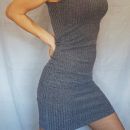Siva oprijeta obleka, 34, 7e