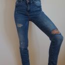 Jeans hlače, kavbojke, ripped, Amisu, XS, 4e