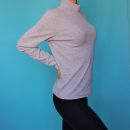 H&M svetlo siv rebrast polpuli S-M, 3.5