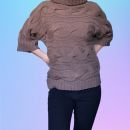 Modni puloverček temno zelena, lahko na manjši št., 3e