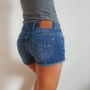 Fishbone jeans kratke hlače, temno modre, XS-S, 5e