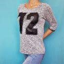 Reserved majica s kristalčki kot netki, XS, 4e