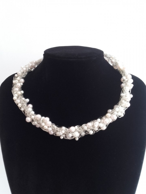Poročna ogrlica Pearl princess