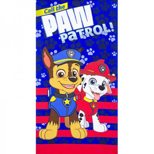 velika brisača z motivom Tačke na patrulji, hitrosušeča brisača Paw patrol