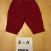 rdeče žametne hlače Osh Koosh: 4€