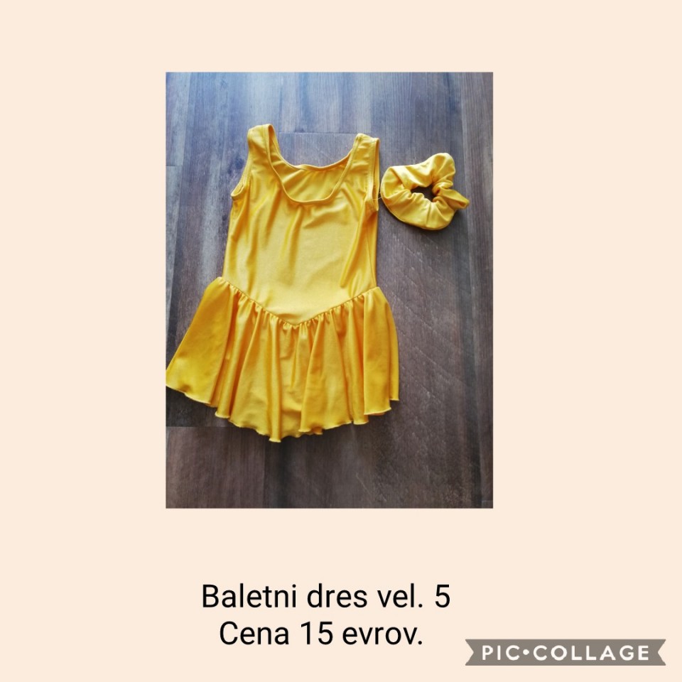 Baletni dres vel 5 let