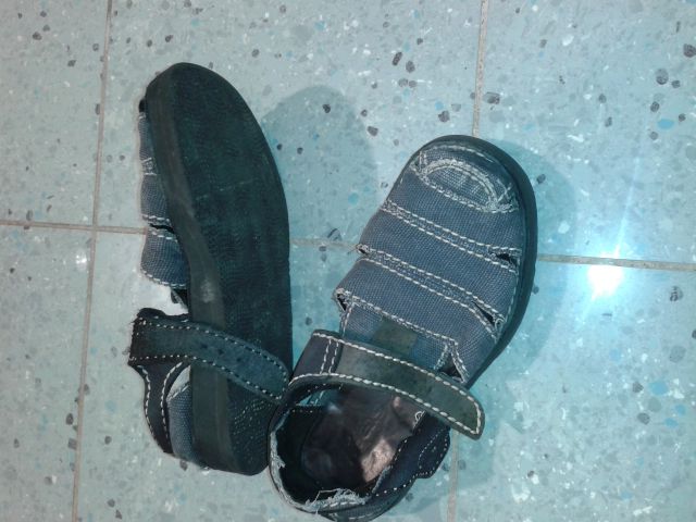 Mass sandali, 38, temno modri, platno, 4 eur