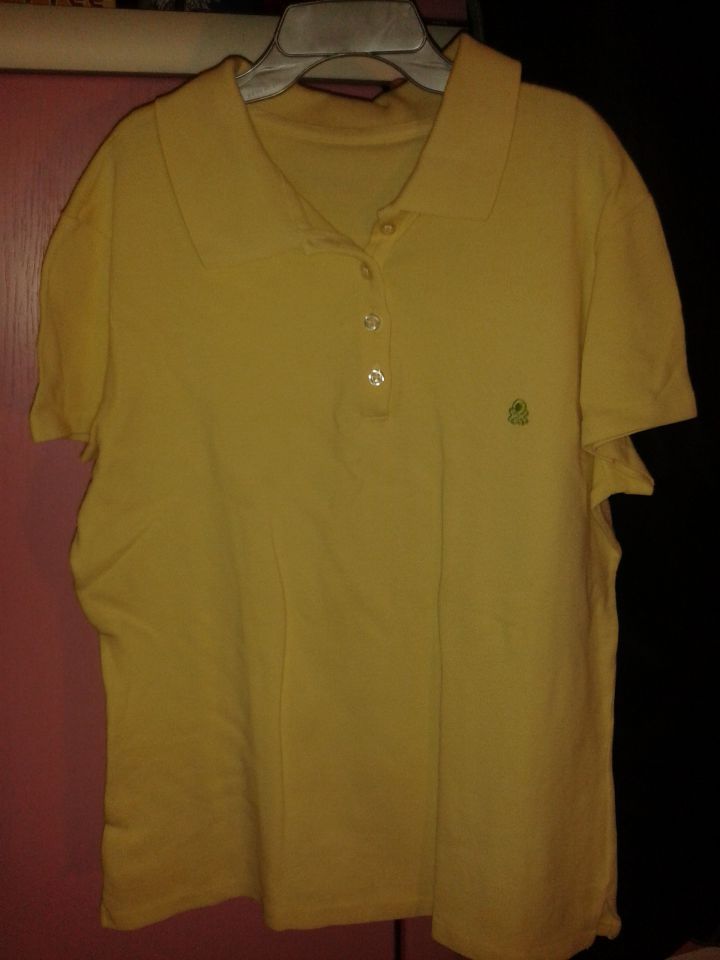 benetton sv.rumena majica, polo, m, 5 eur