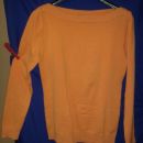 sv.oranžen pulover na raven izrez, s/m