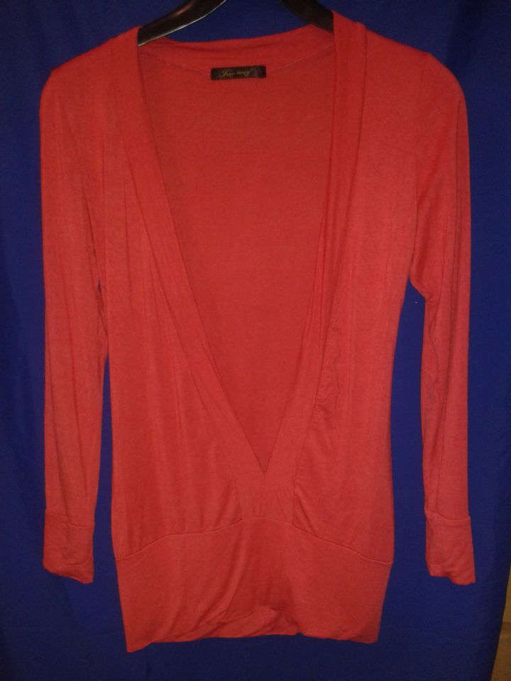 marelična majica (med rdečo in oranžno) m/l