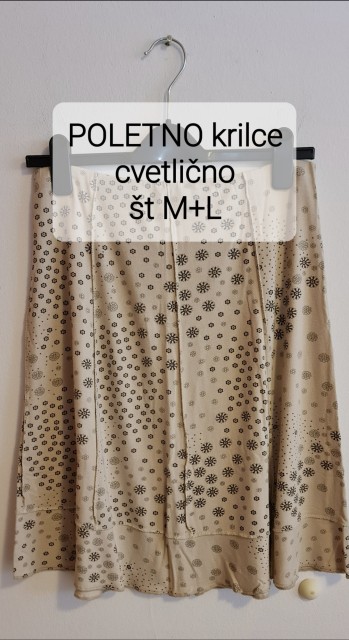 KRILO št. M+L ■bež ■cvetlično ■elastično