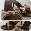 OBUTEV ○petke ○bleščeče ○les ●Alex Max ○št.39|40 - 14€