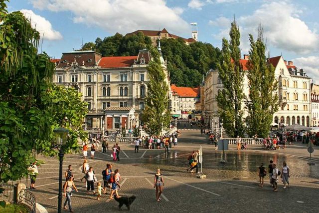 Ljubljana in poletje - foto