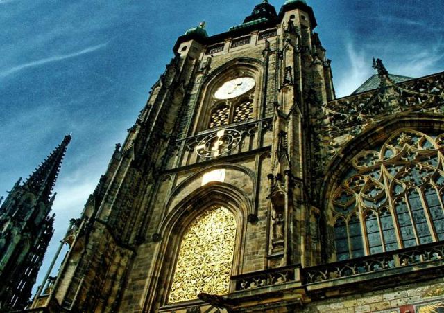 češka: praga - katedrala sv. vida - foto