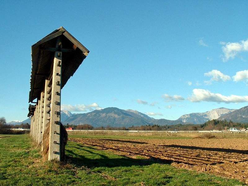 Gorenjski kozolci - foto povečava