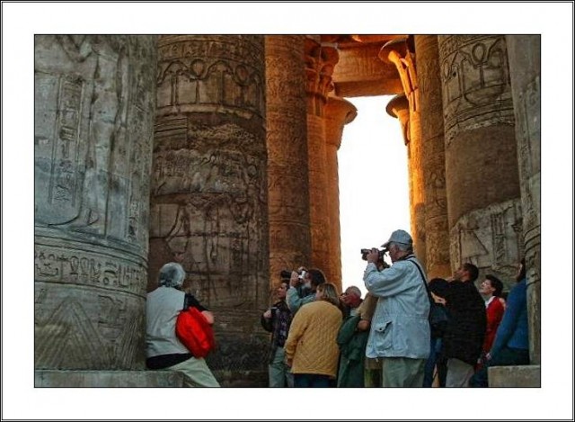   4/8. egipt - kom ombo tempelj - foto