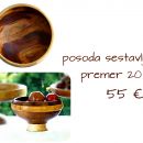 Posoda sestavljena (marelica), premer 20 cm; 55 €