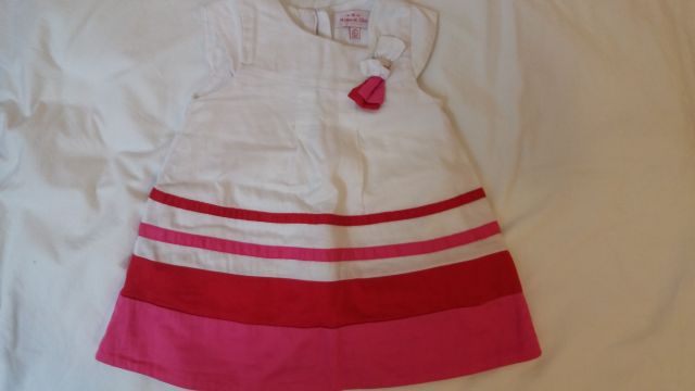 Roza krstna oblekica, vel. 3-6 m, 5€