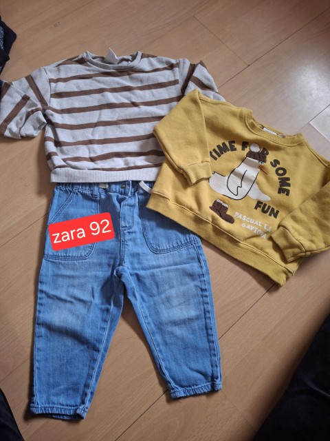 Zara jeans + puloverja