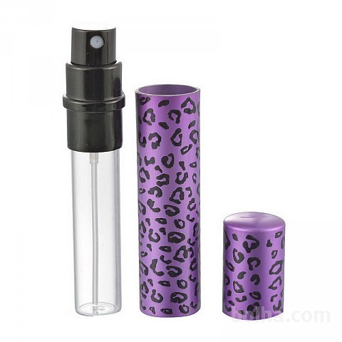 Steklenička za prfum 8ML - Leopard vijolična