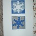 2001 - snežinke na različnih podlagah - rižev papir, valovita lepenka, srebrna zgibana fol