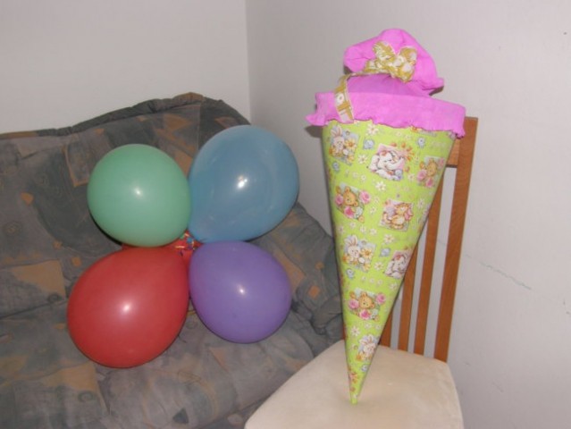 ...in še šopek balonov za zraven :)