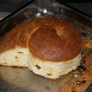 Mlečni kruh po Nelyinem receptu - mnjamsi - saj se vidi, koliko ga manjka :)