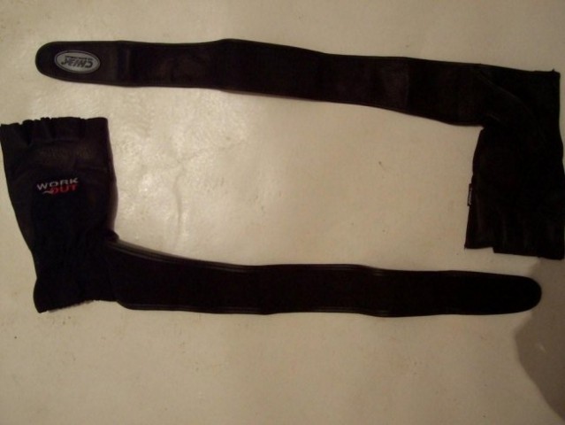 Fitnes rokavice z trakom, chiba, work out, 15 €