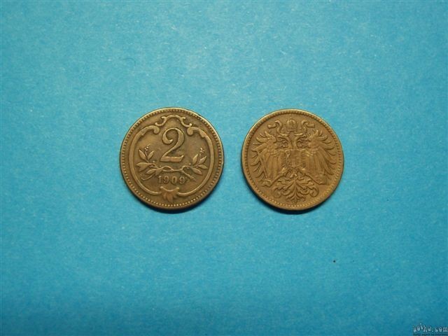 2 HELLER - AO - 1909 - XF