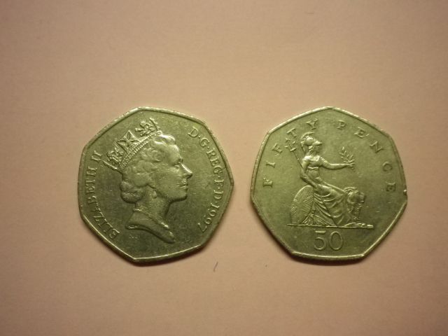 50 FIFTY PENCE1997
