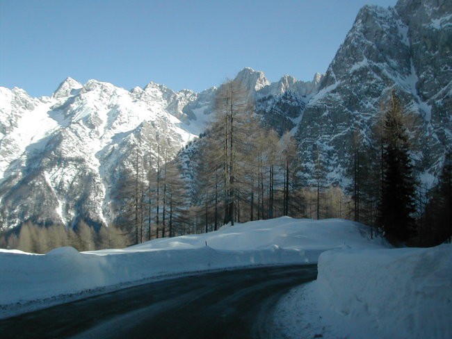 Vršič in okolica pozimi - foto povečava