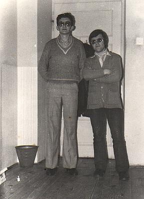 S sošolcem in prijateljem Borutom 1979