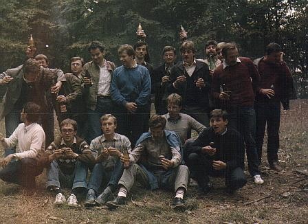 Srečanje letnika na Pohorju 1985