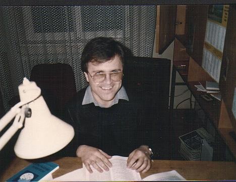 Študij in priprava diplome v moji sobi, Maribor 1986