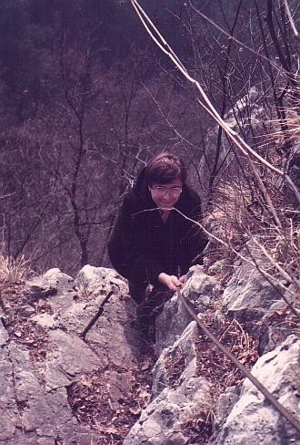 Na Šmarno goro... Plezanje pač ni zame. 1983