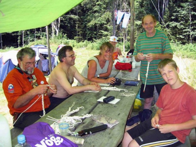 Skavtski tabor Zweibacherwiese 2006 - foto