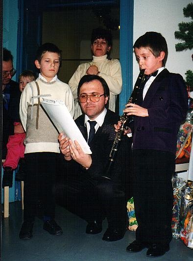 Aleksandrov 1. nastop s klarinetom