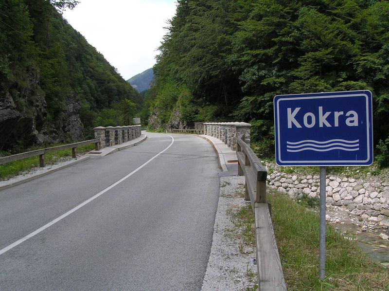 most na vstopu v sotesko pred Podlebelco
