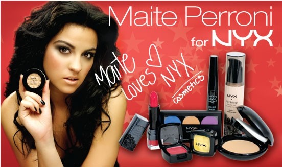 Mayte Perroni - NYX - cosmetics - foto