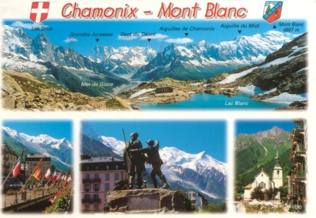 Mont Blanc 4807 m - foto povečava