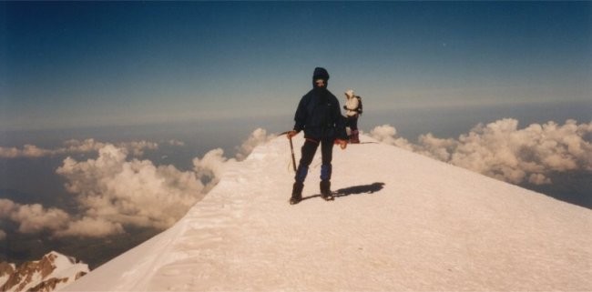 Mont Blanc 4807 m - foto povečava