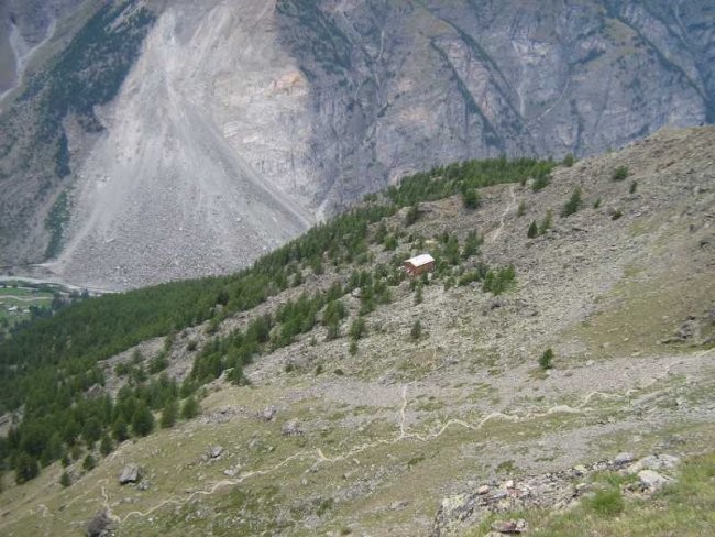 Poizkus osvojitve Doma 4545m v Švici - foto povečava