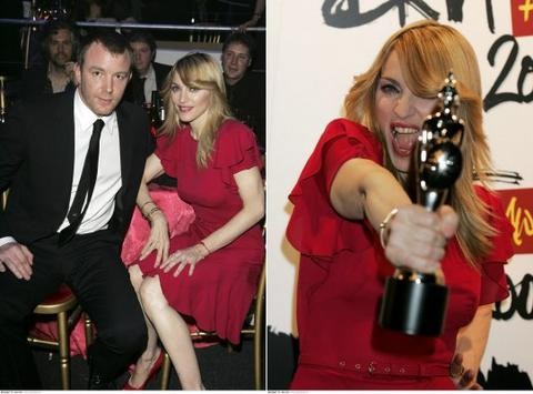 Madonna in Guy na podelitvi Music Awards nagrad
