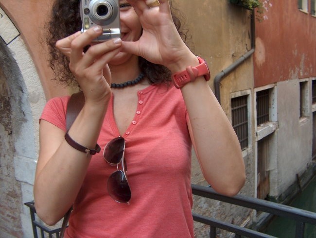 Anna, she was taking a picture of me:)