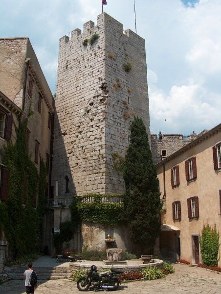The tower of Duino Castle( we were up here...jeeeei:))