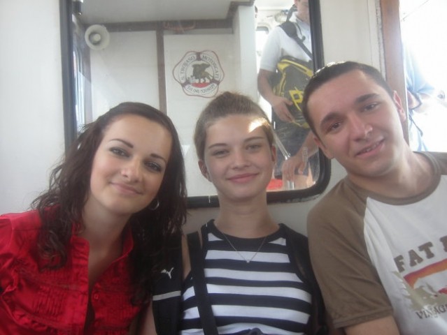 Jasmina, Me and Milan on our way to Venice