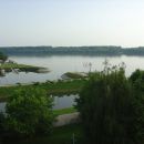 Pogled iz hotela zadaj Donava