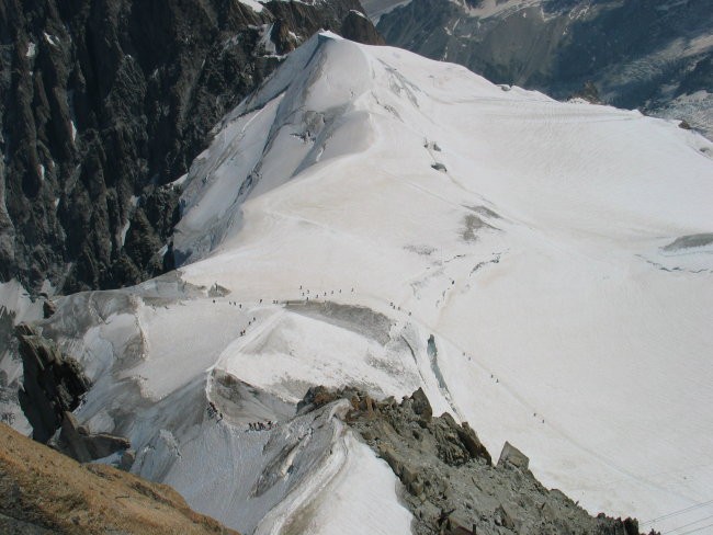 Mont Blanc julij 2006 - foto povečava