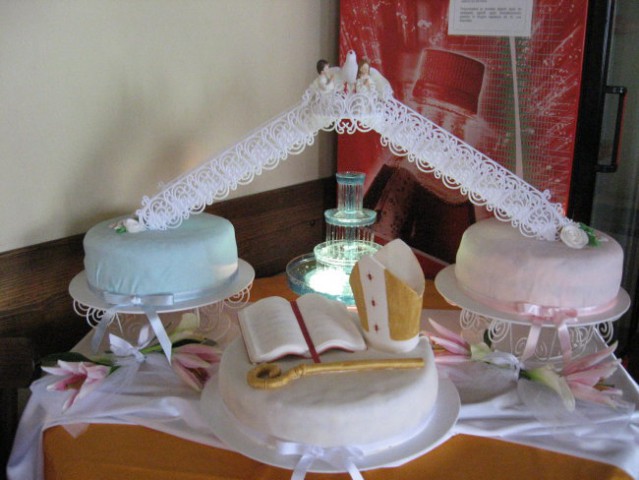 Kristjanova in Patricina torta za birmo